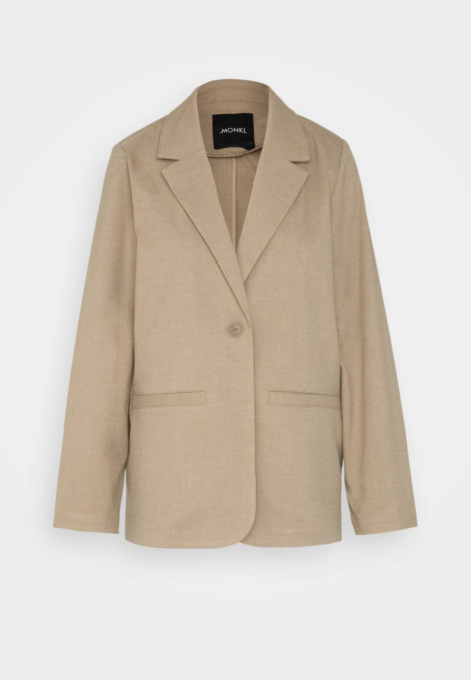 Monki Blazer - Melange Taupe 5 Monki Blazer - Melange Taupe - Afbeelding 5