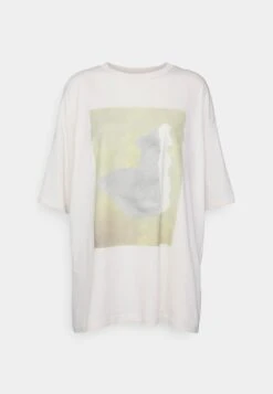 Monki T-Shirt Basic - White Dusty