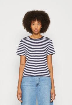 Monki 2 Pack - T-Shirt Print - Dark Blue/White/Light Blue -Monki Winkel e0ac7e9eae70414ba07f7f6f7c93f75a