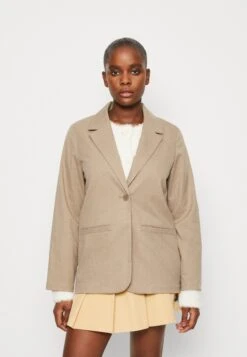 Monki Blazer - Melange Taupe