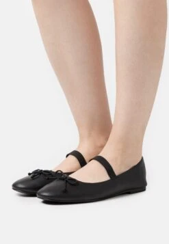 Monki Ballerina'S Met Enkelbandjes - Black Dark