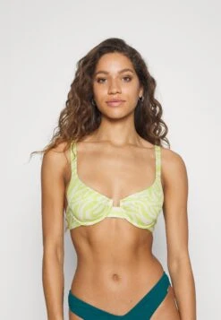 Monki Bikini - Green Swirl