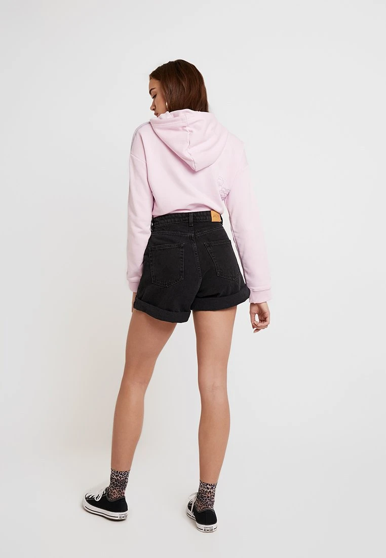 Monki Jeansshort - Washed Black 3 Monki Jeansshort - Washed Black - Afbeelding 3