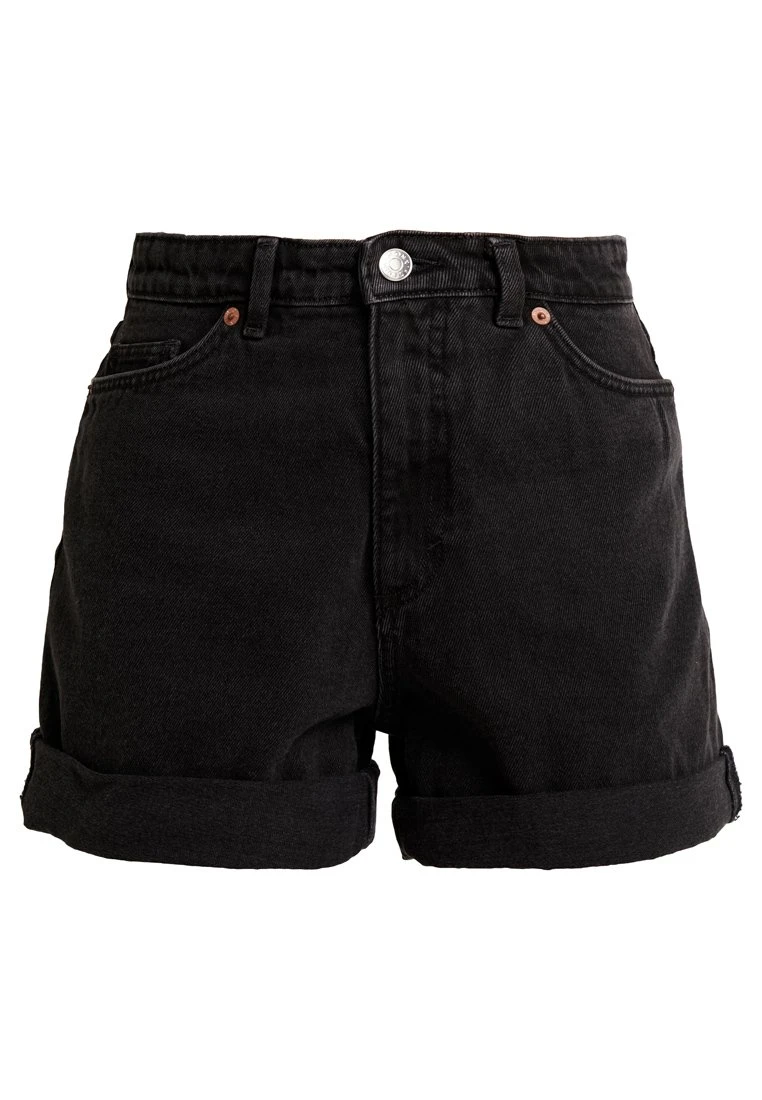 Monki Jeansshort - Washed Black 5 Monki Jeansshort - Washed Black - Afbeelding 5