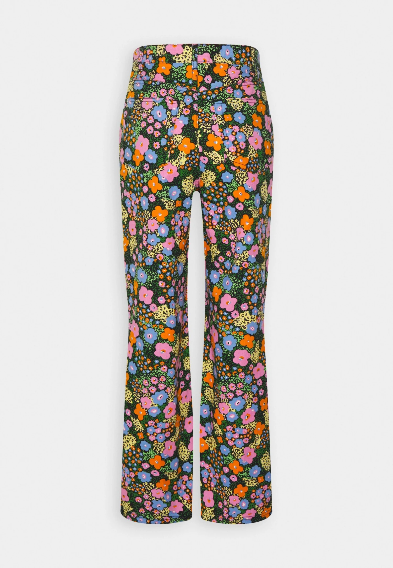 Monki Flared Jeans - Multi-Coloured 6 Monki Flared Jeans - Multi-Coloured - Afbeelding 6